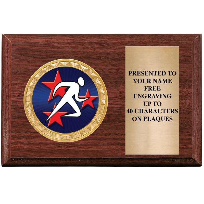 6" X 4" WOOD INSERT PLQ