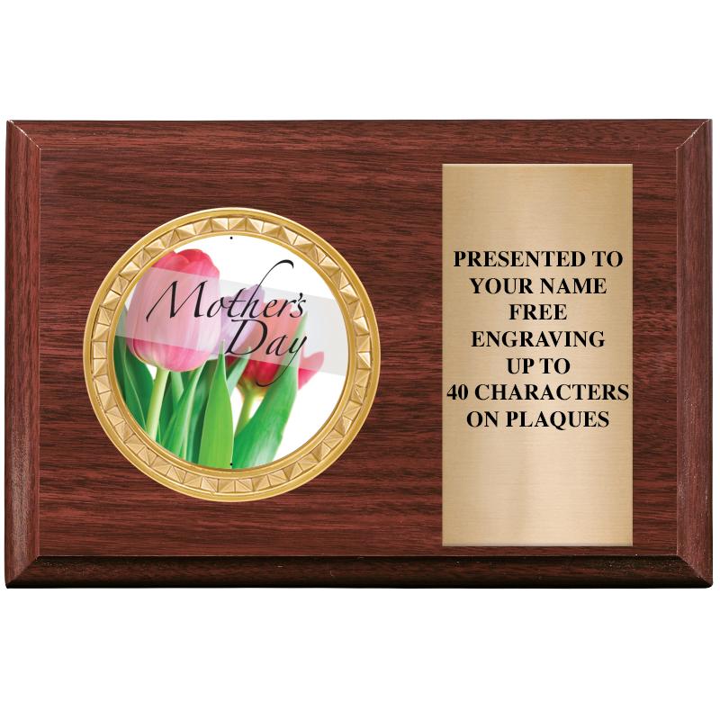 6" X 4" WOOD INSERT PLQ