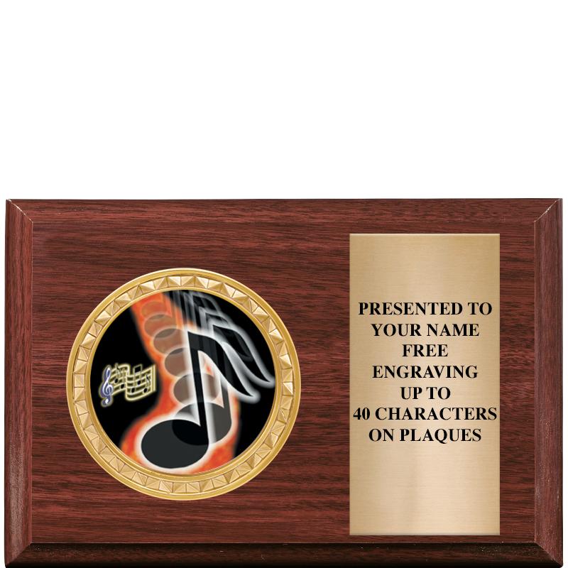 6" X 4" WOOD INSERT PLQ