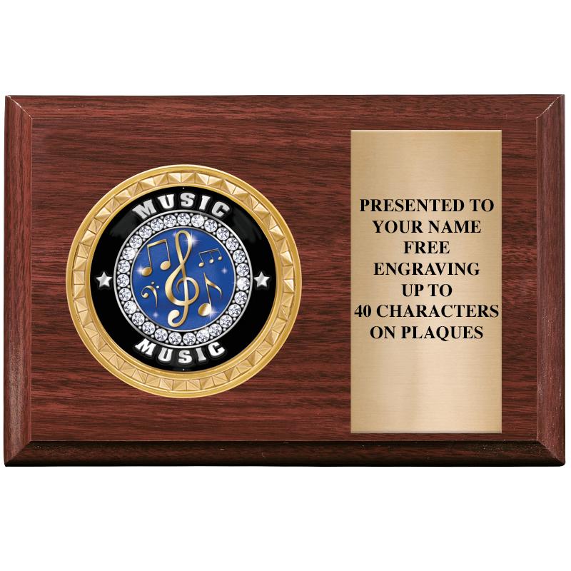 6" X 4" WOOD INSERT PLQ