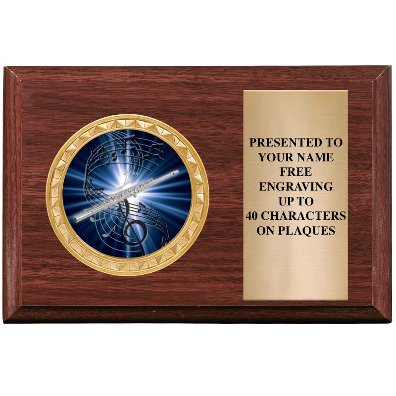 6" X 4" WOOD INSERT PLQ