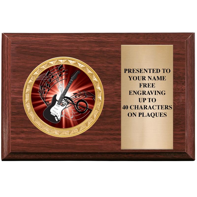 6" X 4" WOOD INSERT PLQ