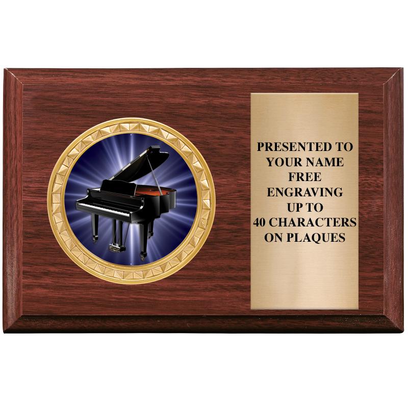 6" X 4" WOOD INSERT PLQ