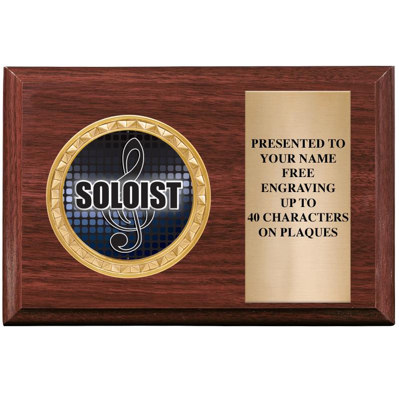 6" X 4" WOOD INSERT PLQ