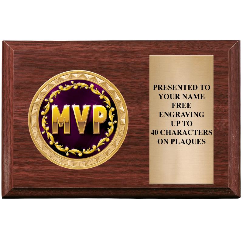 6" X 4" WOOD INSERT PLQ