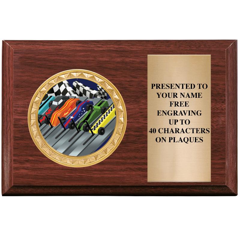 6" X 4" WOOD INSERT PLQ