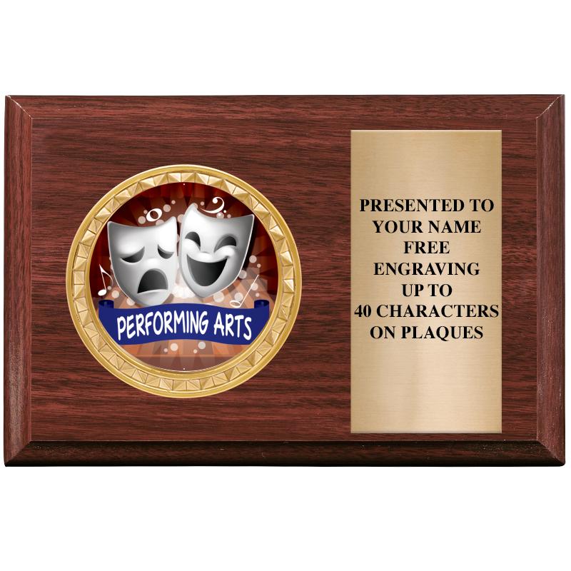 6" X 4" WOOD INSERT PLQ