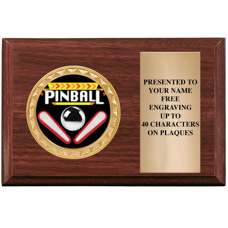 6" X 4" WOOD INSERT PLQ