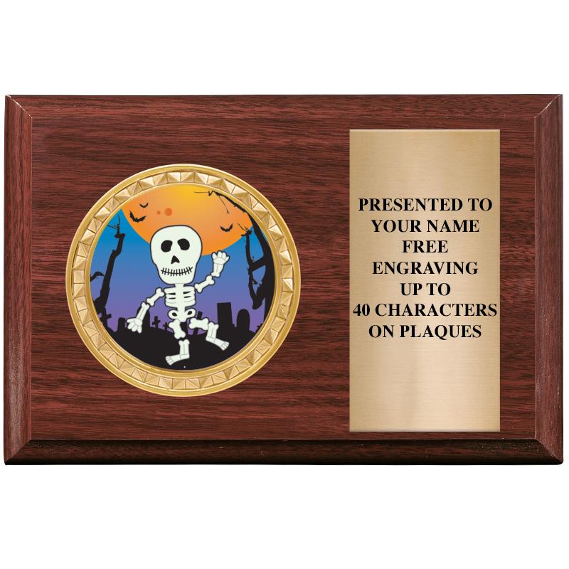 6" X 4" WOOD INSERT PLQ