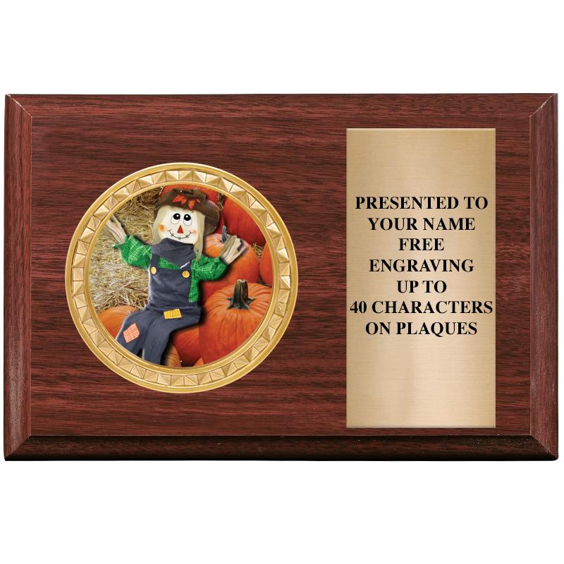 6" X 4" WOOD INSERT PLQ