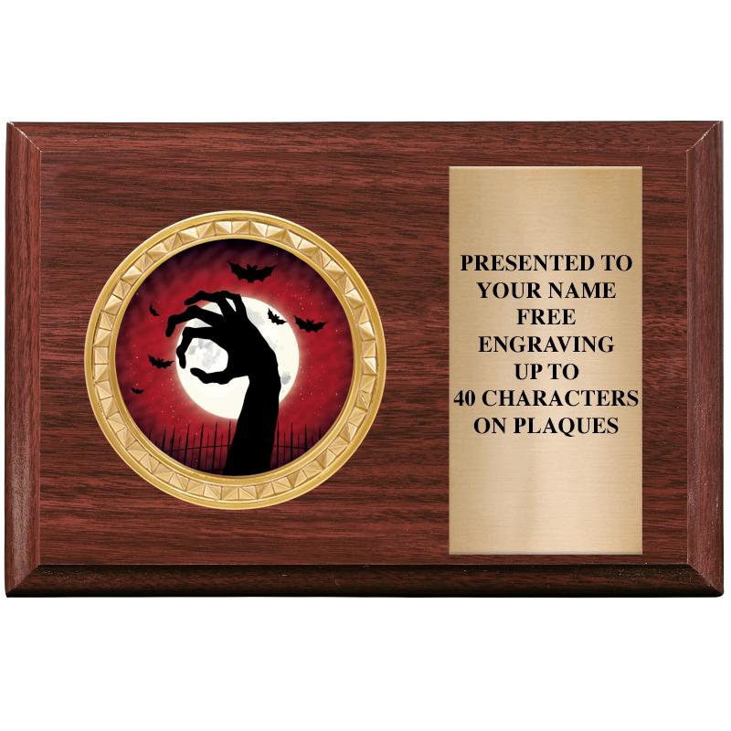 6" X 4" WOOD INSERT PLQ