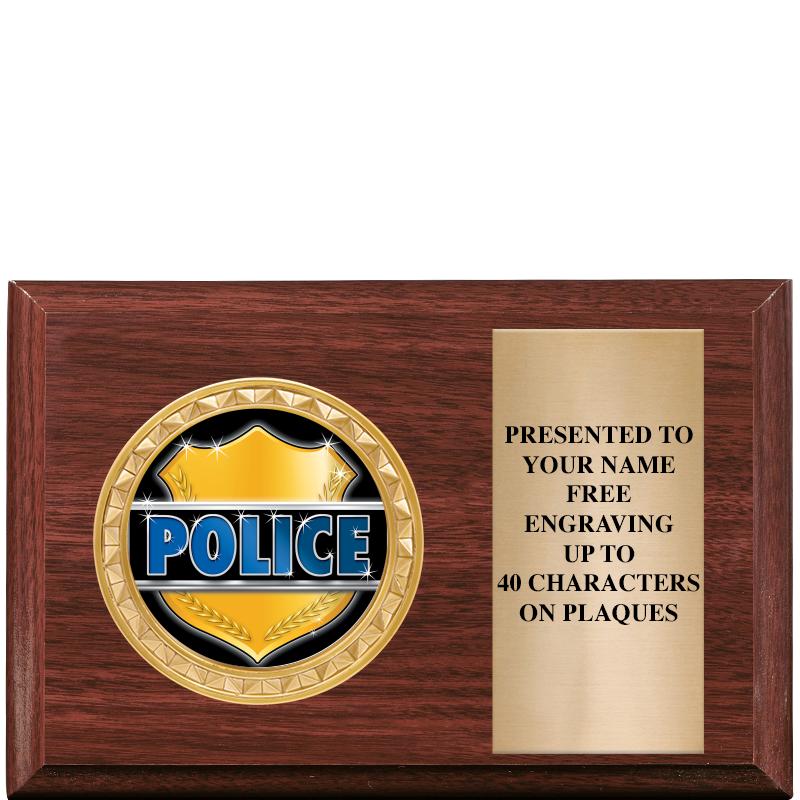 6" X 4" WOOD INSERT PLQ