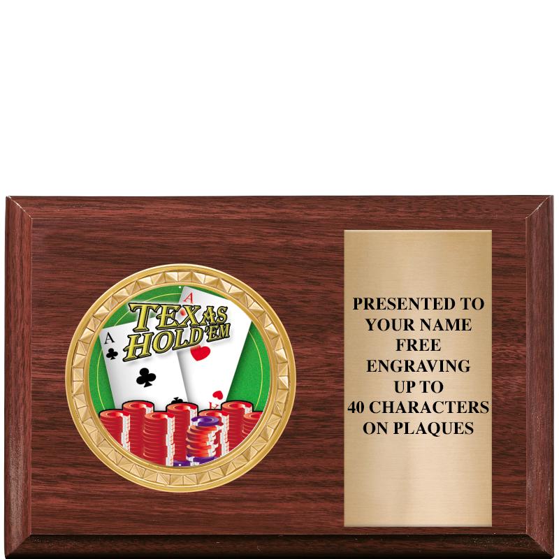 6" X 4" WOOD INSERT PLQ