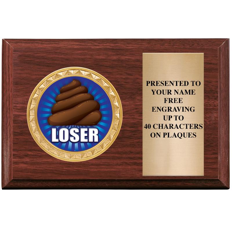 6" X 4" WOOD INSERT PLQ