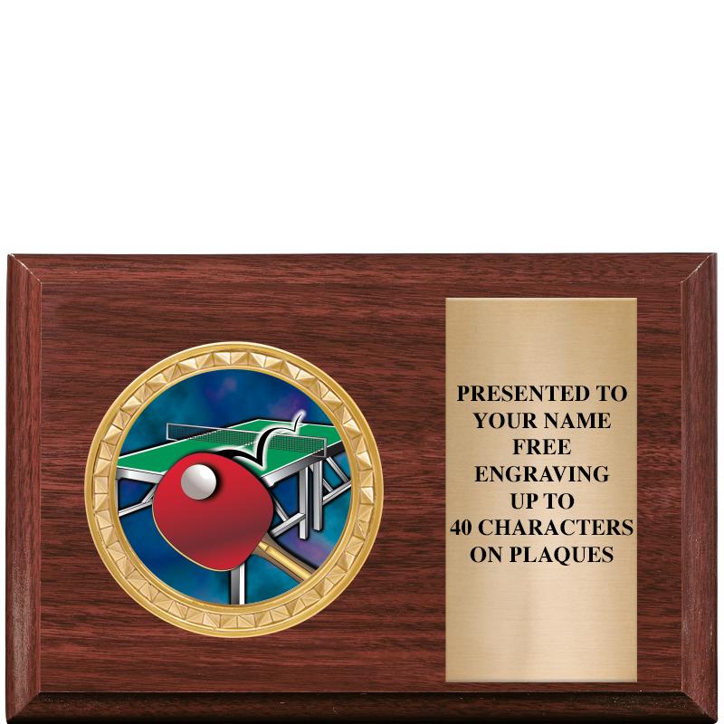 6" X 4" WOOD INSERT PLQ