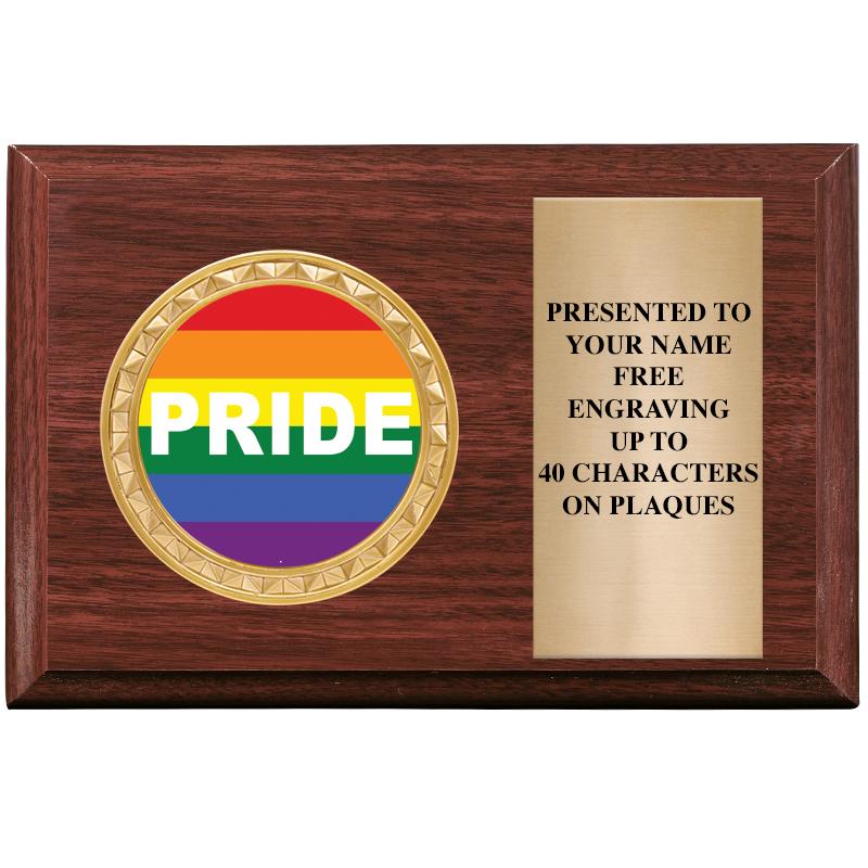 6" X 4" WOOD INSERT PLQ