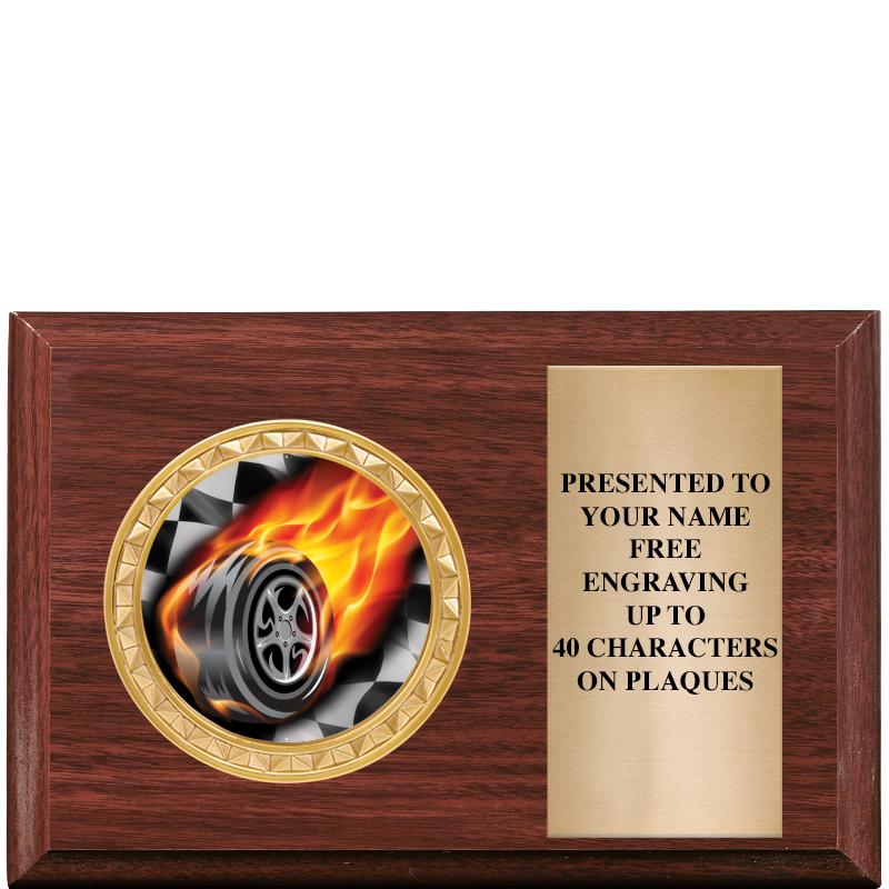 6" X 4" WOOD INSERT PLQ