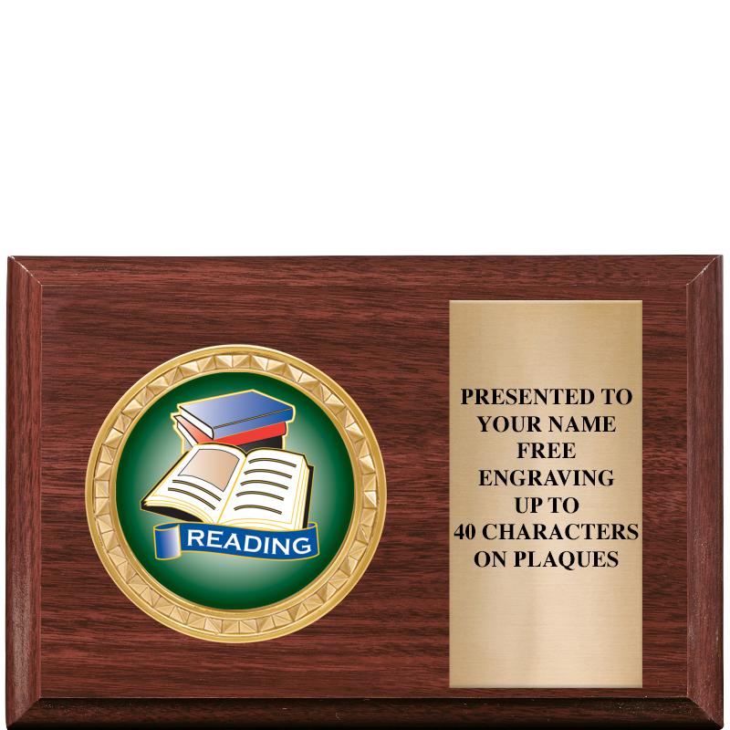 6" X 4" WOOD INSERT PLQ