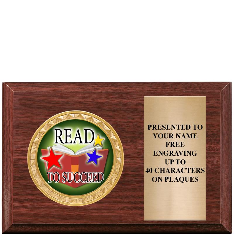 6" X 4" WOOD INSERT PLQ