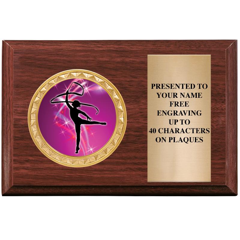 6" X 4" WOOD INSERT PLQ