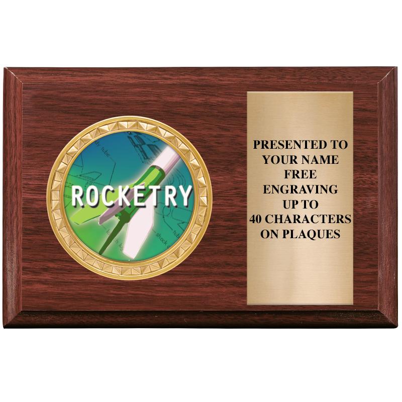 6" X 4" WOOD INSERT PLQ