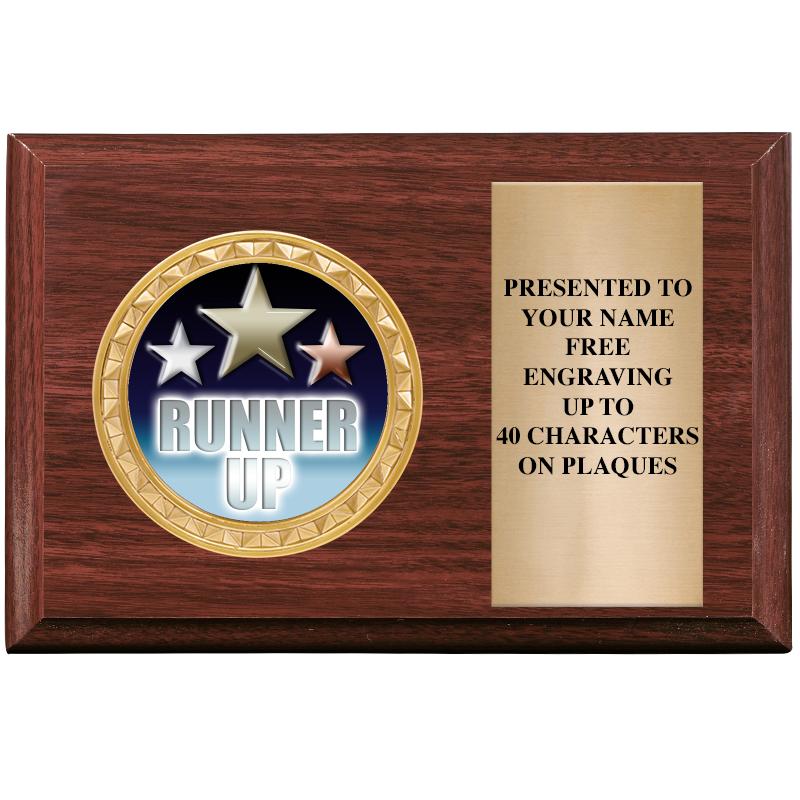 6" X 4" WOOD INSERT PLQ