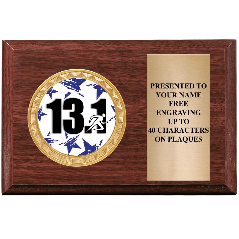 6" X 4" WOOD INSERT PLQ