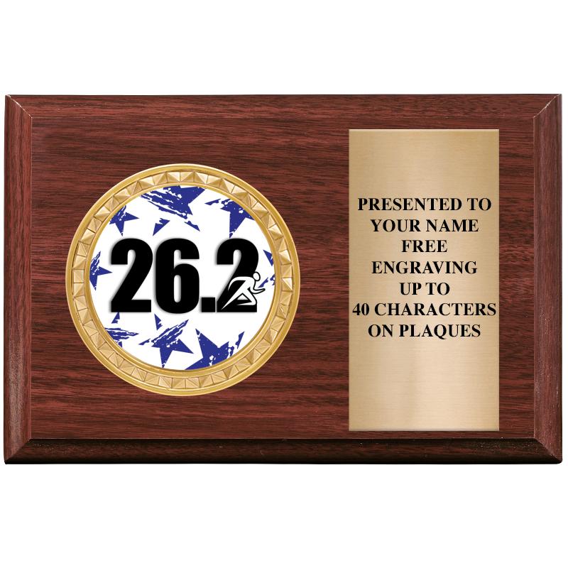 6" X 4" WOOD INSERT PLQ