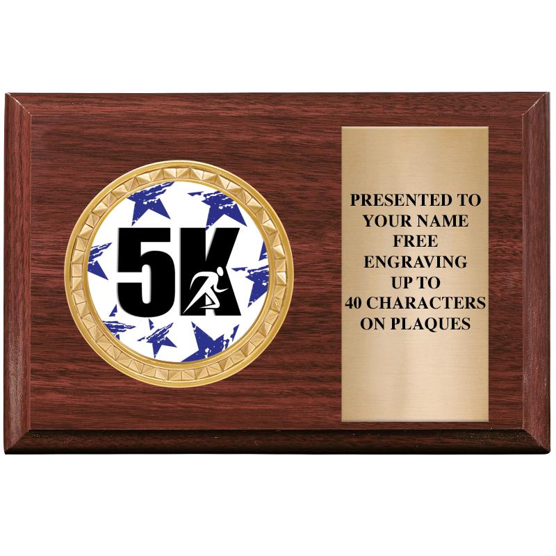 6" X 4" WOOD INSERT PLQ