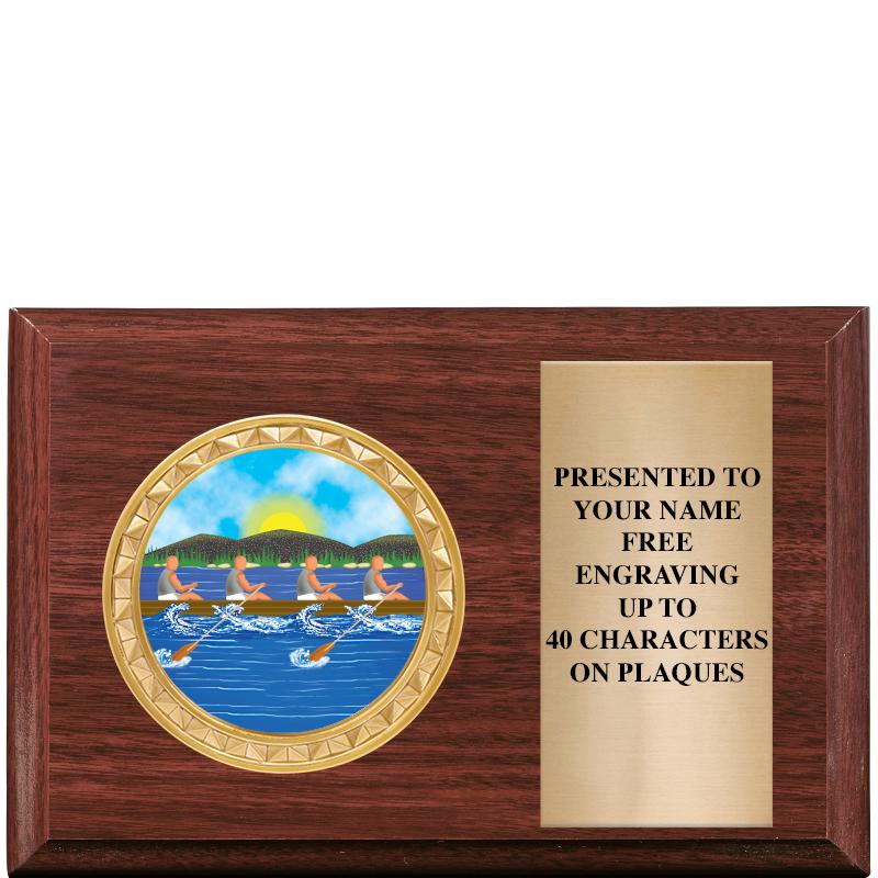 6" X 4" WOOD INSERT PLQ