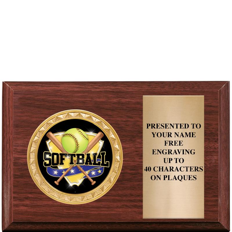 6" X 4" WOOD INSERT PLQ