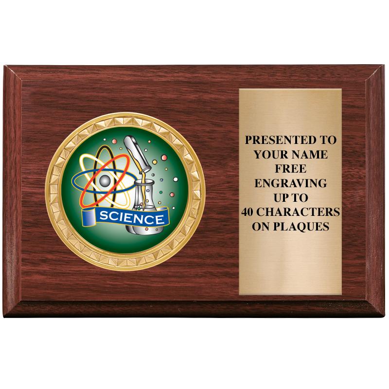 6" X 4" WOOD INSERT PLQ