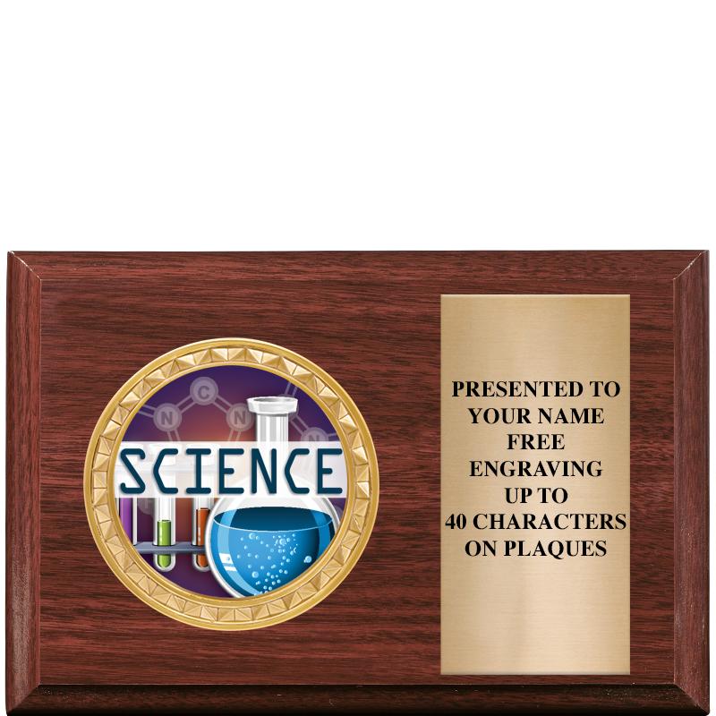 6" X 4" WOOD INSERT PLQ