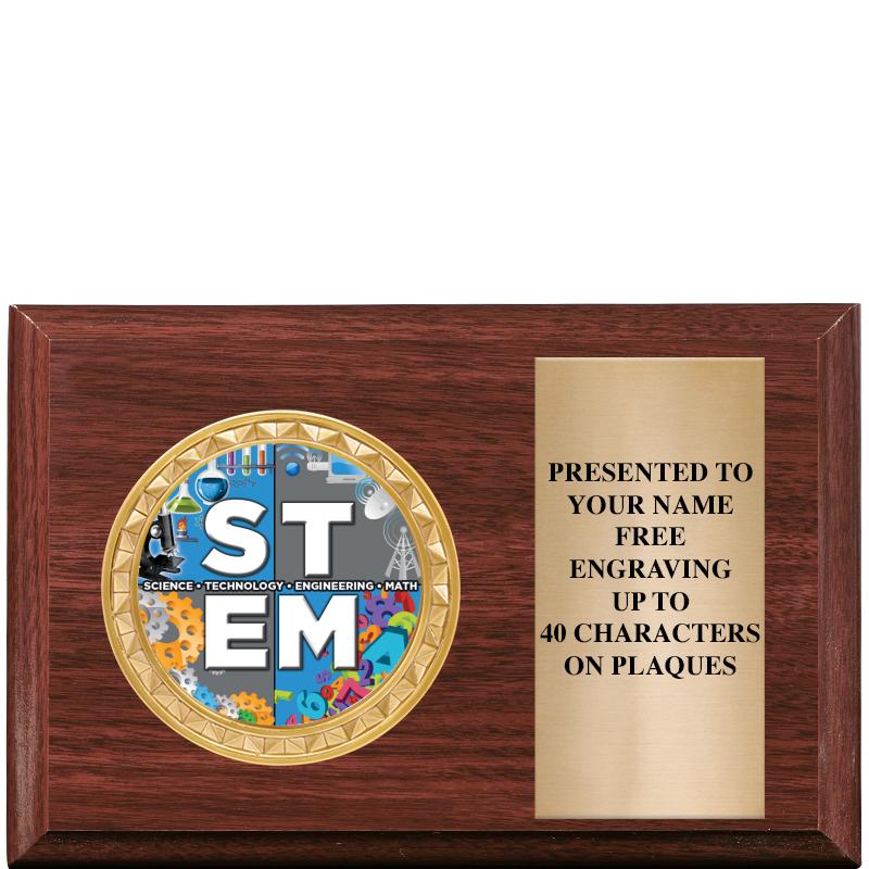 6" X 4" WOOD INSERT PLQ