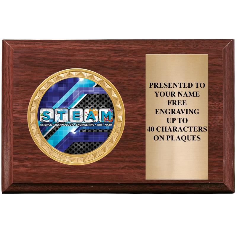 6" X 4" WOOD INSERT PLQ