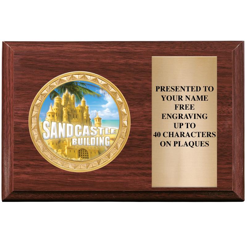 6" X 4" WOOD INSERT PLQ