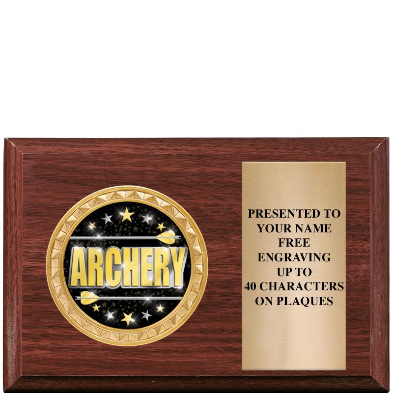 6" X 4" WOOD INSERT PLQ