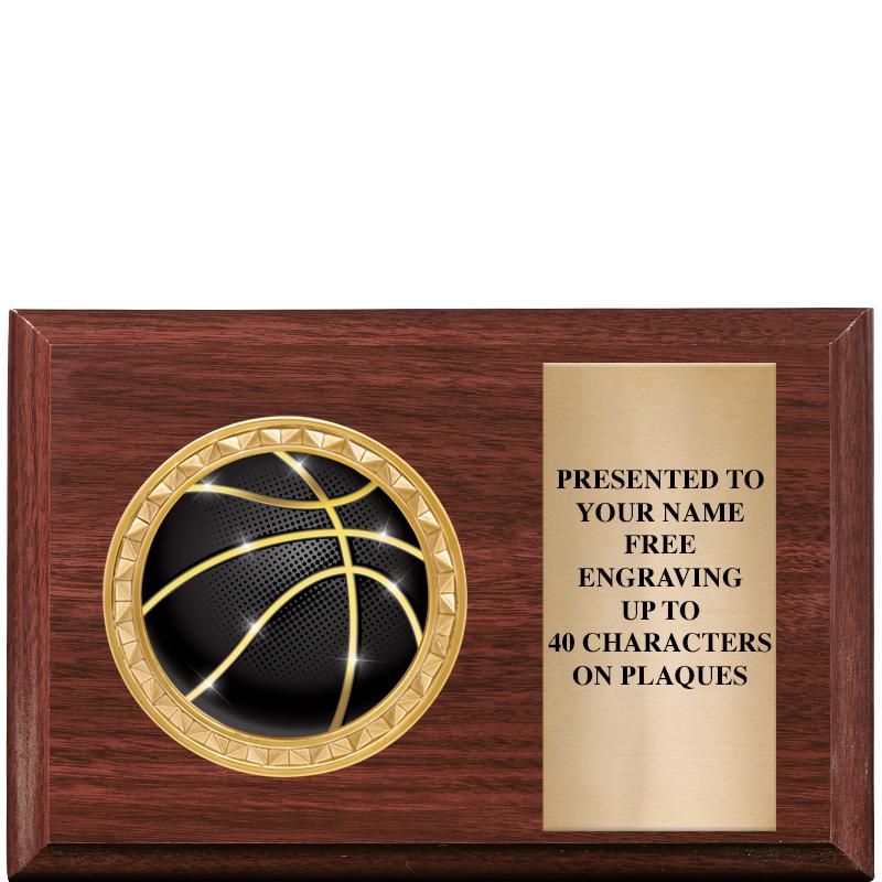 6" X 4" WOOD INSERT PLQ