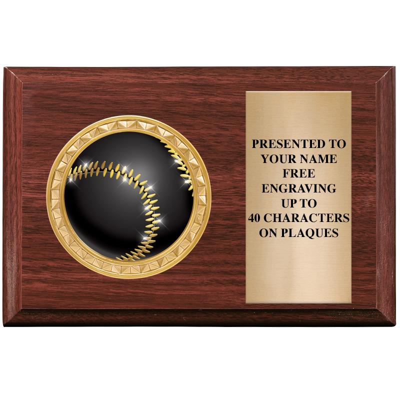 6" X 4" WOOD INSERT PLQ