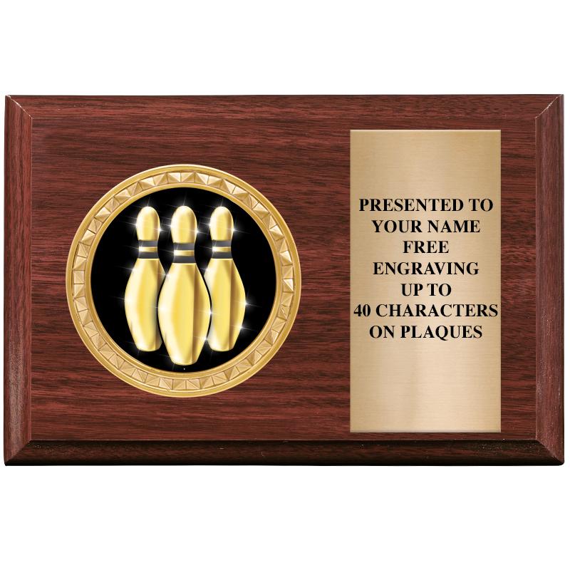 6" X 4" WOOD INSERT PLQ