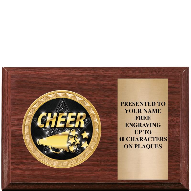 6" X 4" WOOD INSERT PLQ