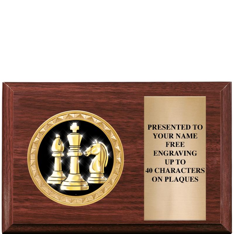 6" X 4" WOOD INSERT PLQ