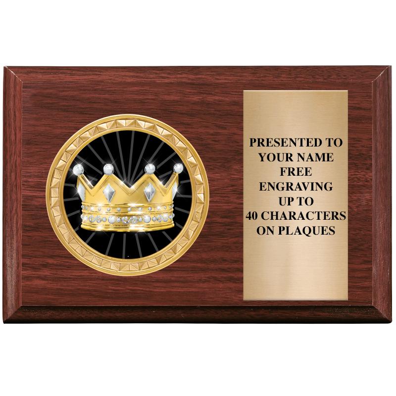 6" X 4" WOOD INSERT PLQ