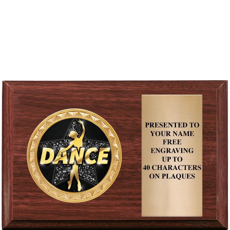 6" X 4" WOOD INSERT PLQ