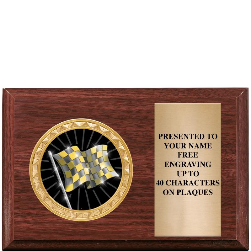 6" X 4" WOOD INSERT PLQ