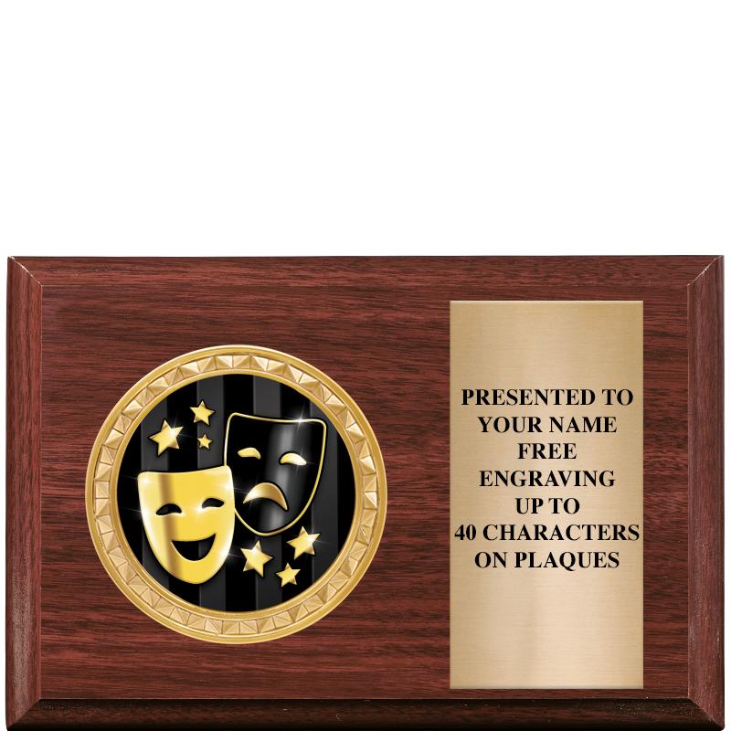 6" X 4" WOOD INSERT PLQ