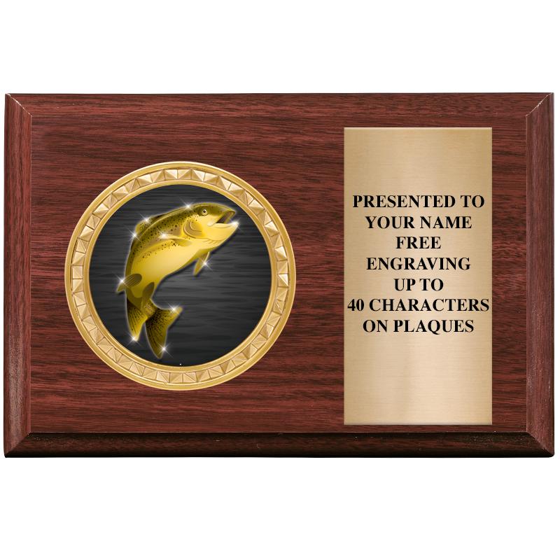 6" X 4" WOOD INSERT PLQ