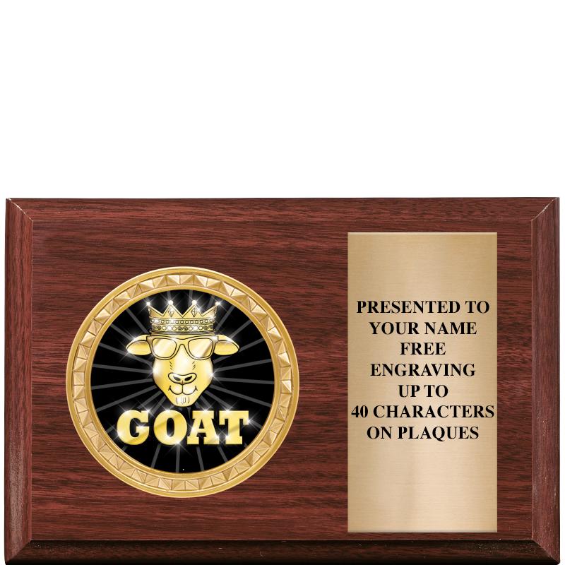 6" X 4" WOOD INSERT PLQ