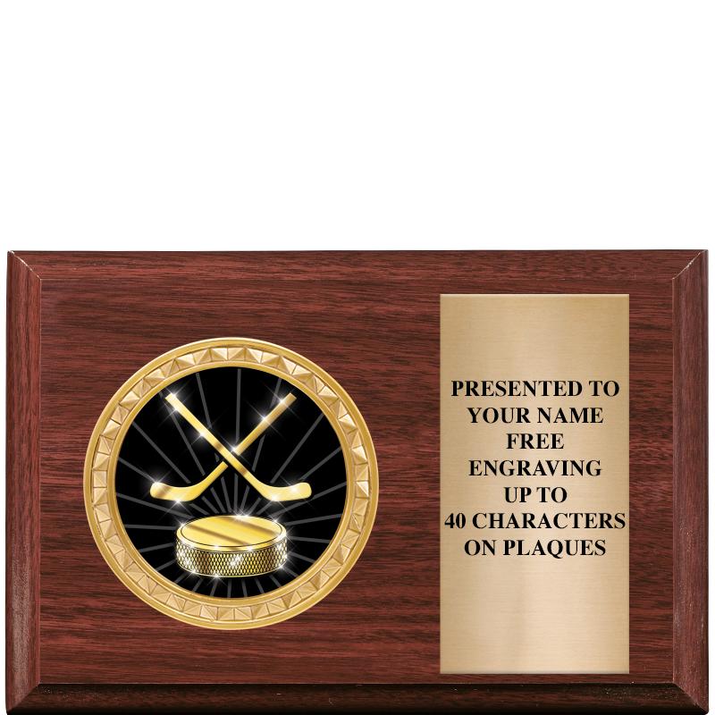 6" X 4" WOOD INSERT PLQ