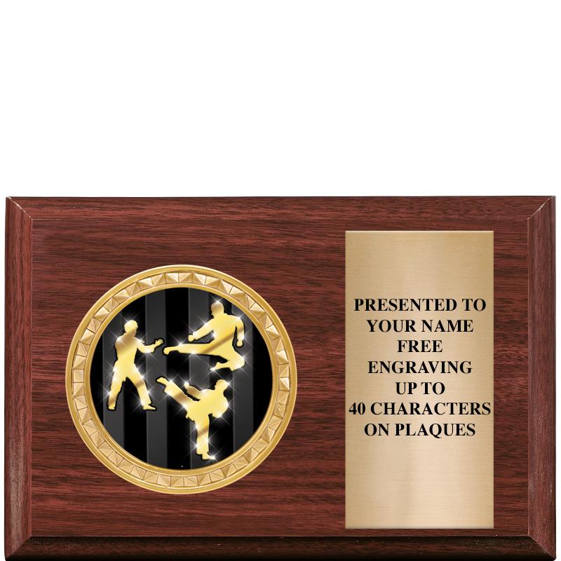 6" X 4" WOOD INSERT PLQ